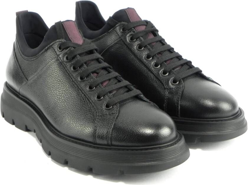 Marco Ferretti Neopreen Zwarte Stijlvolle Schoenen Black Heren