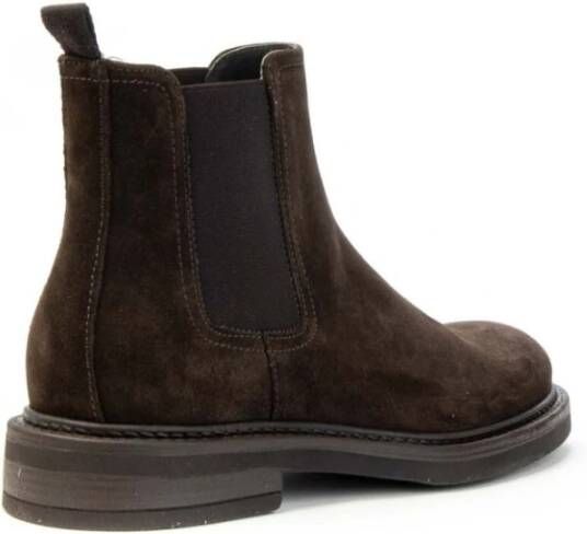 Marco Ferretti Suede Chelsea Boots Elastic Beatles Brown Heren