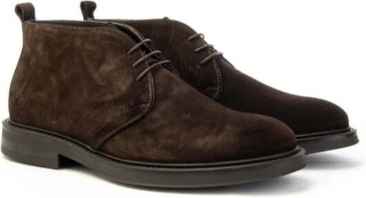 Marco Ferretti Suède Desert Boot Stijl Herenschoenen Brown Heren