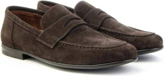 Marco Ferretti Suède Heren Loafer Schoen Brown Heren