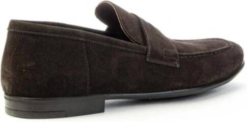 Marco Ferretti Suède Heren Loafer Schoen Brown Heren