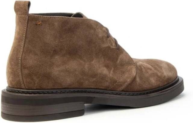 Marco Ferretti Suède Veterschoenen Stijlvolle Winter Must-Have Beige Heren