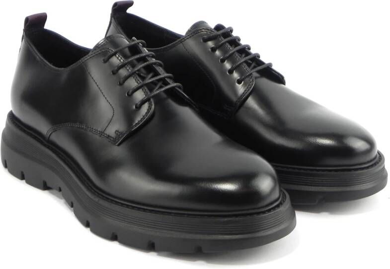 Marco Ferretti Zwarte Derby Schoenen Black Heren