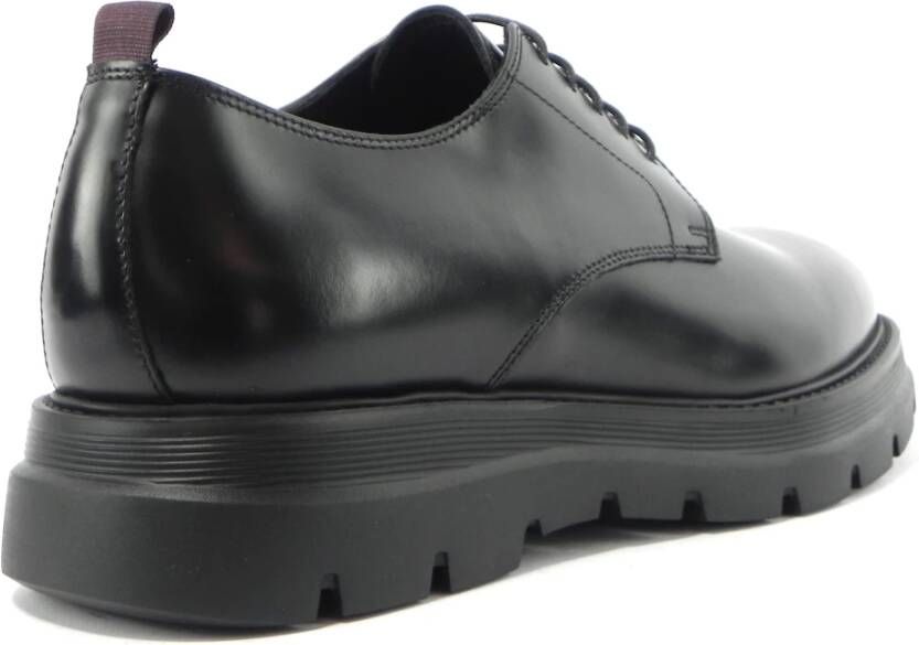 Marco Ferretti Zwarte Derby Schoenen Black Heren