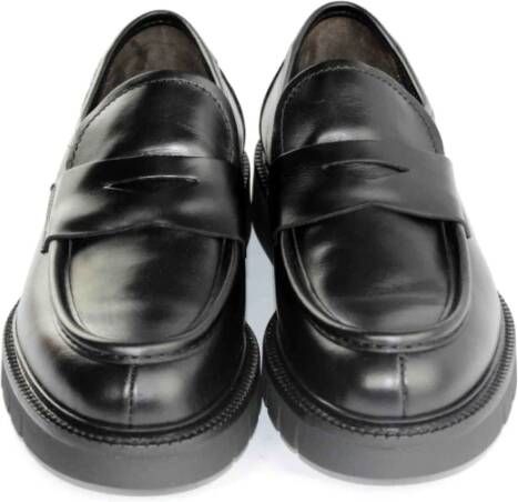 Marco Ferretti Zwarte Leren Loafer Schoen Black Heren