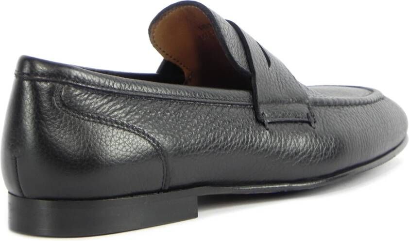 Marco Ferretti Zwarte Zebu Loafer Schoenen Black Heren