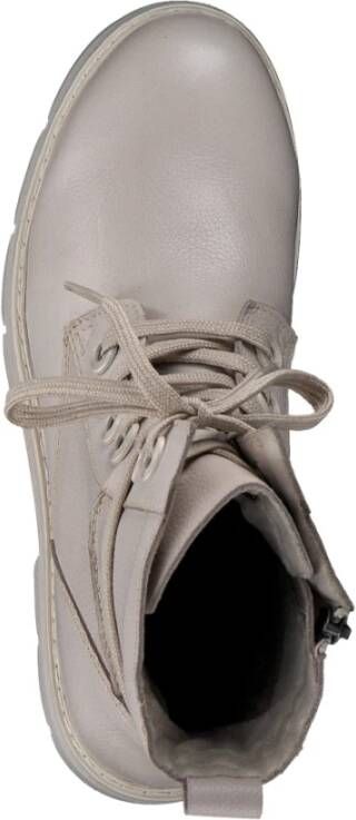 marco tozzi Beige Enkellaarsjes voor Dames Beige Dames