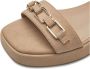 Marco tozzi Beige Platte Sandalen voor Vrouwen Beige Dames - Thumbnail 7