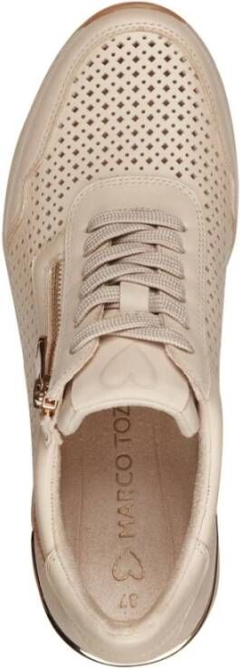 marco tozzi Beige Sneakers voor vrouwen Beige Dames