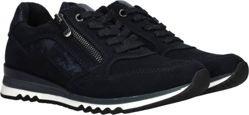 marco tozzi Blauwe Glitter Sneaker voor Dames Blue Dames