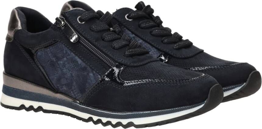 marco tozzi Blauwe Glitter Sneaker voor Dames Blue Dames