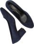 Marco tozzi Blauwe Metallic Gestippelde Pump Blue - Thumbnail 4