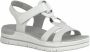 Marco tozzi Casual platte sandalen Wit Dames - Thumbnail 3