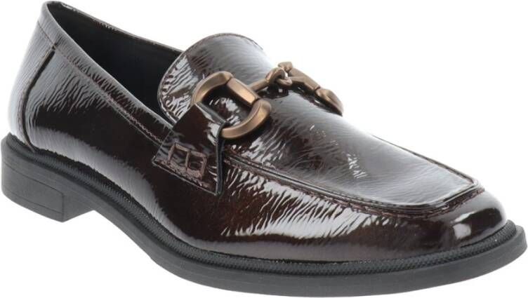 marco tozzi Dames Loafers van Kunstleer Brown Dames