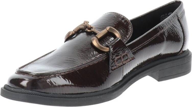 marco tozzi Dames Loafers van Kunstleer Brown Dames