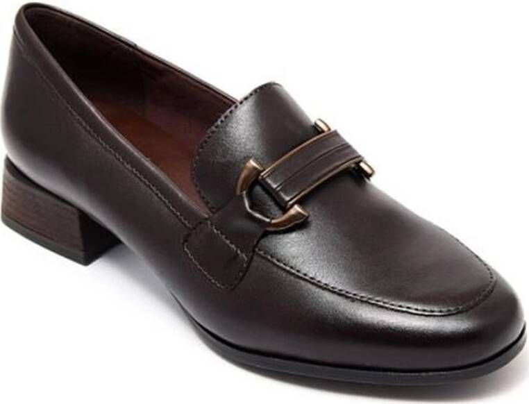 marco tozzi Elegante Bruine Gesloten Loafers Brown Dames