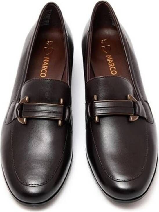 marco tozzi Elegante Bruine Gesloten Loafers Brown Dames