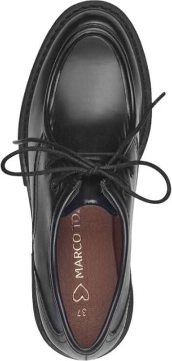 marco tozzi Elegante Zwarte Gesloten Mocassins Vrouwen Black Dames