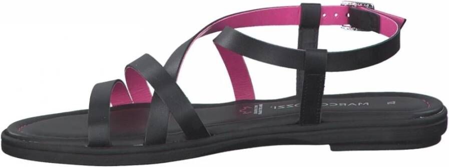 marco tozzi Flat Sandals Black Dames