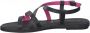 Marco tozzi Casual Low Heel Sandals Zwart Dames - Thumbnail 9