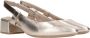 Marco tozzi Metallic Platinum Slingbacks voor dames Beige Dames - Thumbnail 10