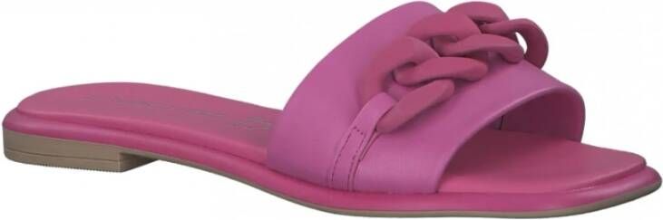 marco tozzi Platte sandalen Roze Dames