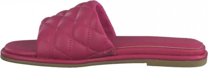 marco tozzi roze casual open slippers Roze Dames