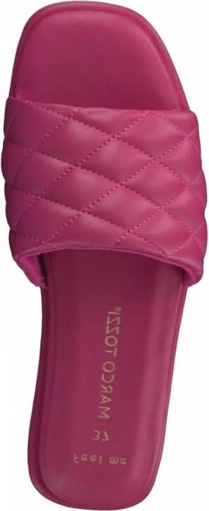 marco tozzi roze casual open slippers Roze Dames