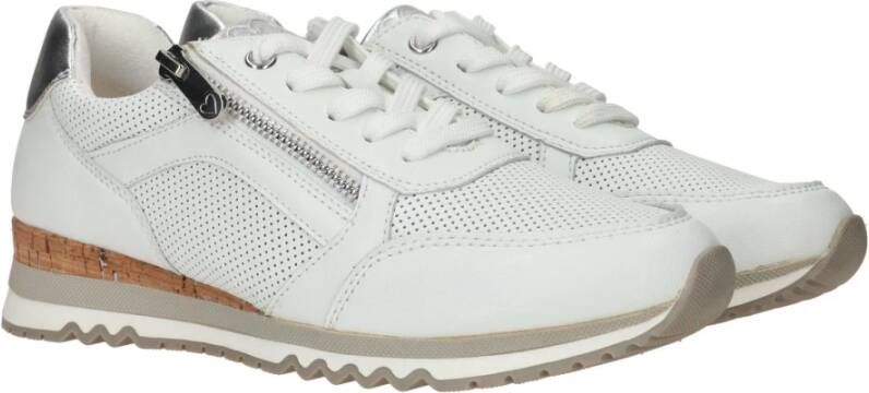 marco tozzi Sportieve Witte Vegan Sneaker voor Dames White Dames