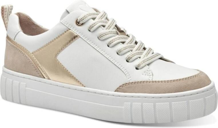 marco tozzi Witte Dune Sneakers voor Vrouwen White Dames