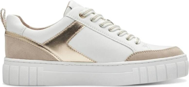 marco tozzi Witte Dune Sneakers voor Vrouwen White Dames