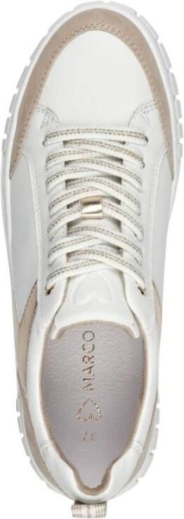 marco tozzi Witte Dune Sneakers voor Vrouwen White Dames