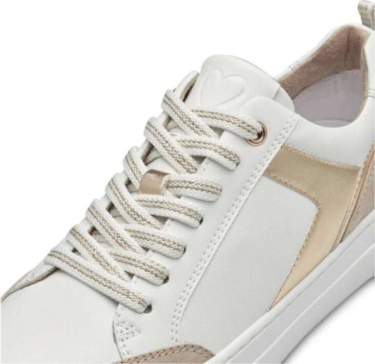 marco tozzi Witte Dune Sneakers voor Vrouwen White Dames