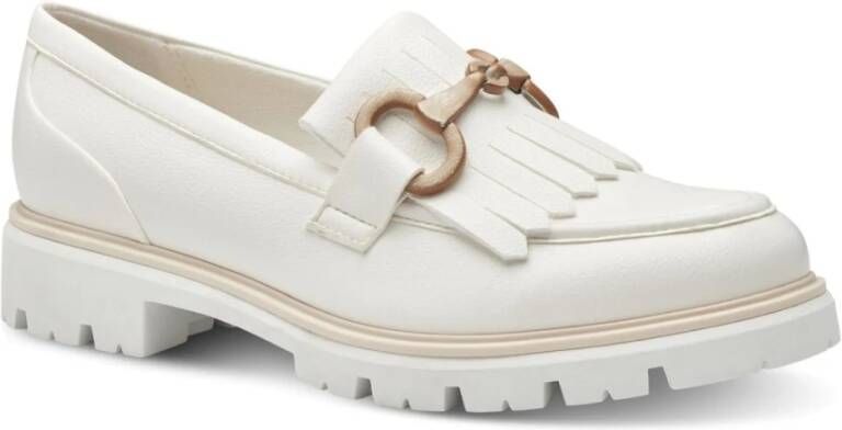 marco tozzi Witte Loafers voor Vrouwen White Dames