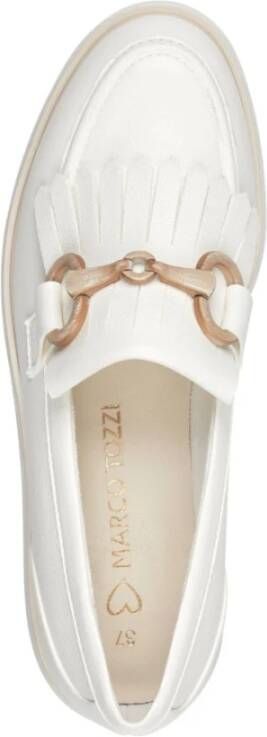 marco tozzi Witte Loafers voor Vrouwen White Dames