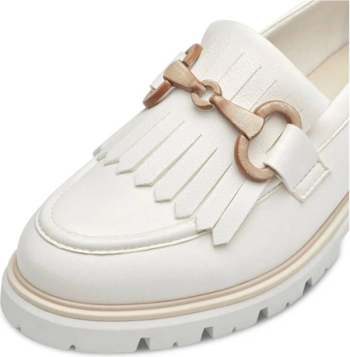 marco tozzi Witte Loafers voor Vrouwen White Dames