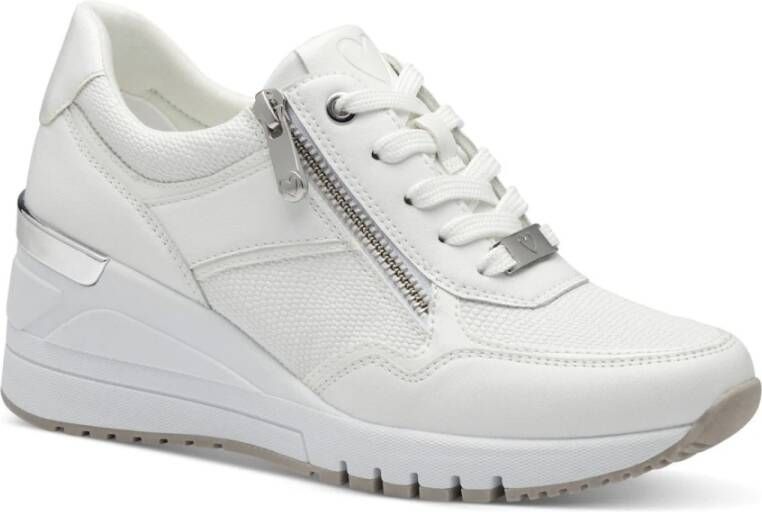 marco tozzi Witte Sneakers voor Vrouwen White Dames