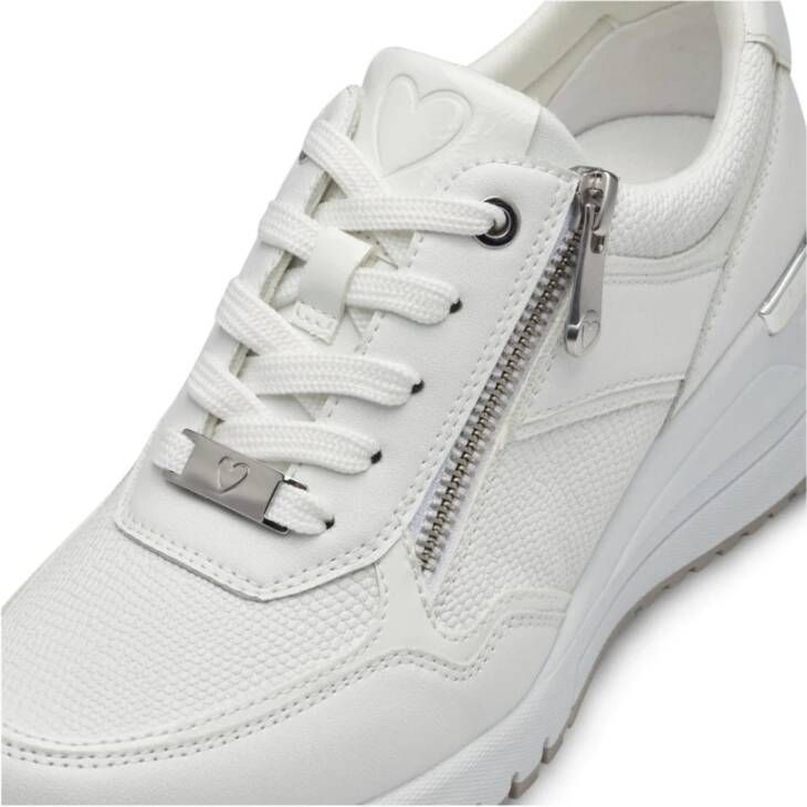 marco tozzi Witte Sneakers voor Vrouwen White Dames