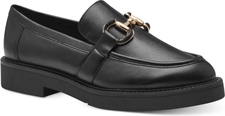 marco tozzi Zwarte Loafers voor Vrouwen Black Dames