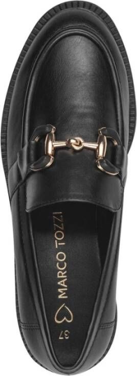 marco tozzi Zwarte Loafers voor Vrouwen Black Dames