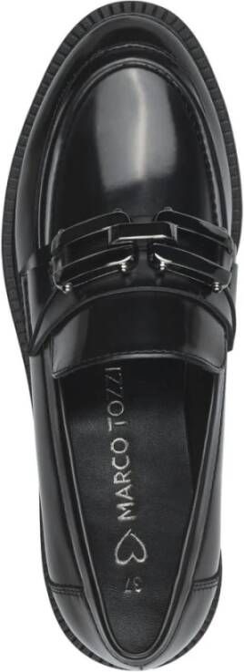 marco tozzi Zwarte loafers voor vrouwen Black Dames