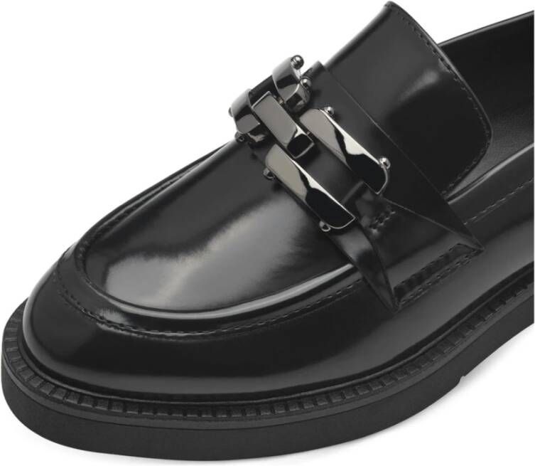 marco tozzi Zwarte loafers voor vrouwen Black Dames