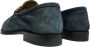 Marechiaro 1962 Blauwe Suède Loafers met Gouden Detail Blue Heren - Thumbnail 4