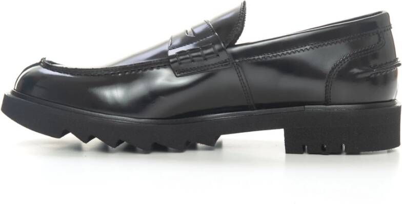 Marechiaro 1962 Leren Mocassins met Antislipzool Black Heren