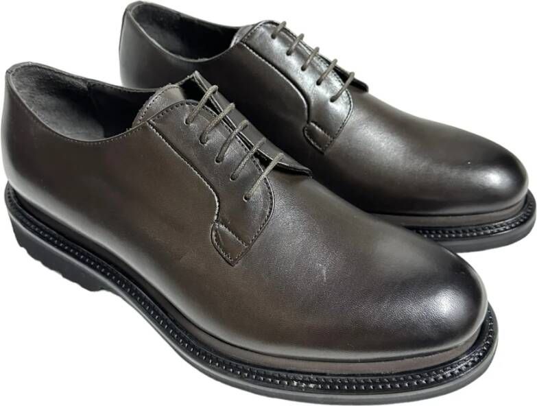 Marechiaro 1962 Leren veterschoenen met rubberen zool Brown Heren