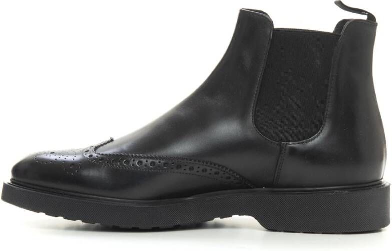 Marechiaro 1962 Leren Wing Cap Boot Black Heren