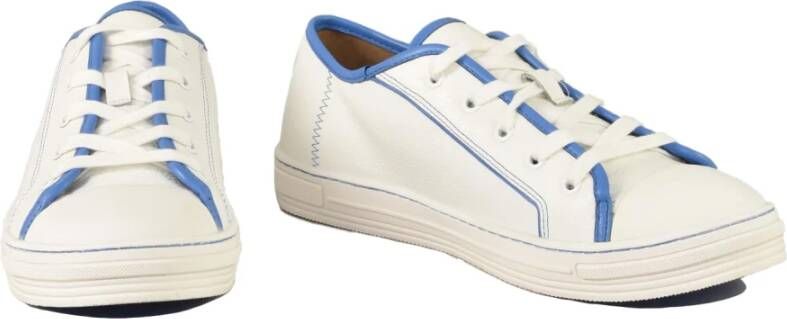 Marella Leren Sneakers met Rubberen Zool White Dames