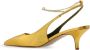 Maria Luca Leren schoenen met hak Yellow Dames - Thumbnail 2