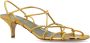 Maria Luca Metallic hak sandalen Yellow Dames - Thumbnail 4