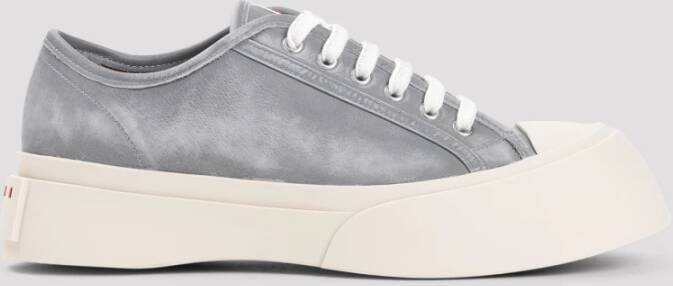 Marni Antiek Zilveren Veterschoenen Gray Heren